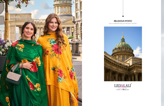 Alamzeb By Lily And Lali Vichitra Silk Anarkali Readymade Suits Wholesale Market In Surat